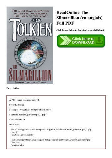 Ebook The Silmarillion Bahasa Indonesia